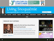 Tablet Screenshot of livingsnoqualmie.com